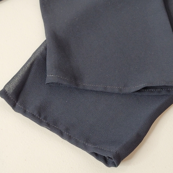 Soft Surroundings Jennifer Tunic Black Sheer Hi-Low Shell over Jersey - Size S - Picture 8 of 11